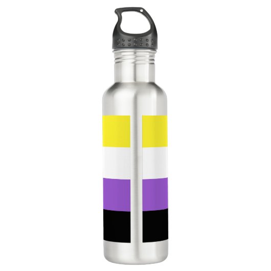 Markenzeichen für nicht-binäre Prix Edelstahlflasche (Rückseite)