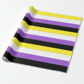 Markenzeichen für nicht-binäre Prix Geschenkpapier (Ungerollt)