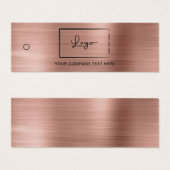 Markenzeichen für rosa Business-Logos (Vorne & Hinten)