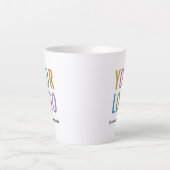 Markenzeichen für Werbematerial für die neueste Ta Milchtasse (Vorderseite)