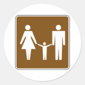 Markenzeichen Runder Aufkleber (Vorderseite)