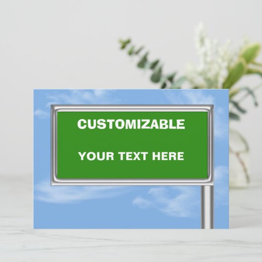 Markenzeichen - Vorlage für benutzerdefinierte Inf (Stehend Vorderseite)