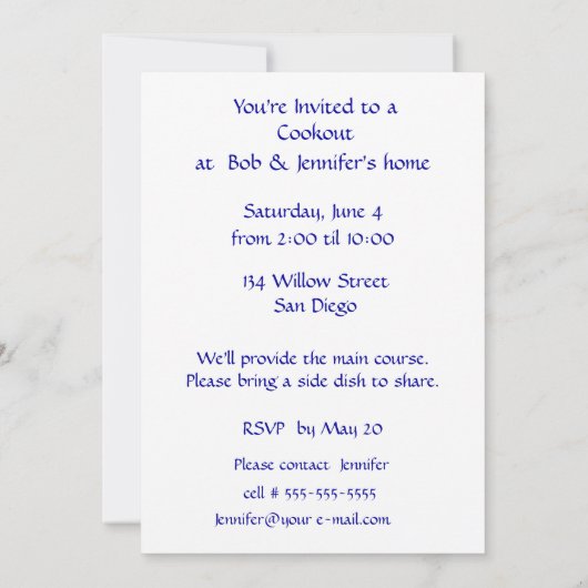 Markenzeichen - Vorlage für benutzerdefinierte Inf (Rückseite)