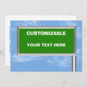 Markenzeichen - Vorlage für benutzerdefinierte Inf (Vorne/Hinten)