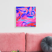 Marker auf Leinwand (Insitu (Wohnzimmer))