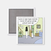 "Marker Mamas" Funny Cartoon Magnet (Vorderseite/Rückseite)