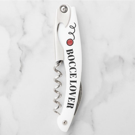 Marker-Schraubenflaschenöffner für Bocci-Liebhaber Kellnermesser (Vorderseite)