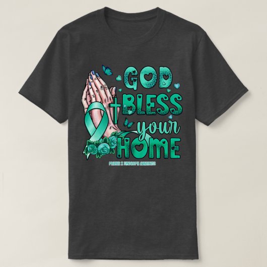 Marker X Syndrome Awareness Gott segne Hoffnung T-Shirt (Design vorne)