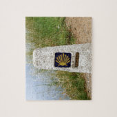 Marker Zero bei Cape Finisterre, Spanien Puzzle (Vertikal)