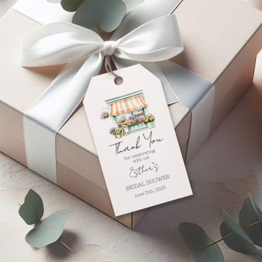 Market Blumen Shop Brautparty Vielen Dank Geschenkanhänger