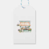 Market Blumen Shop Brautparty Vielen Dank Geschenkanhänger (Rückseite)