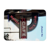 Market Café Sign Cleveland Ohio Magnet (Horizontal)