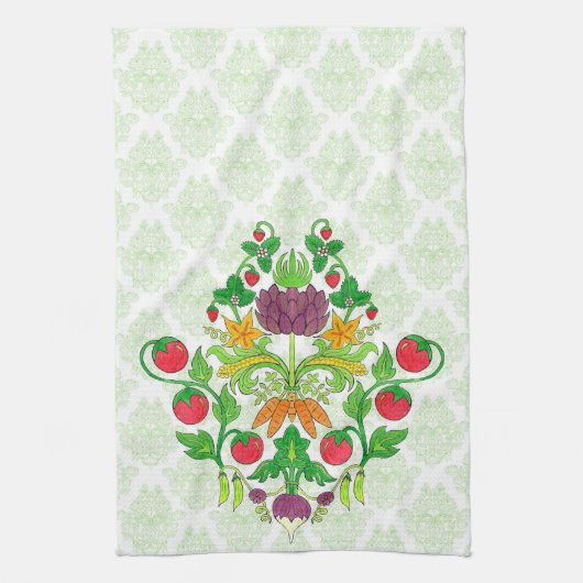 Market Damask Handtuch (Vertikal)