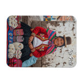 Market in La Paz Bolivia Travel Magnet (Horizontal)