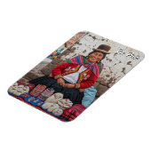Market in La Paz Bolivia Travel Magnet (Linke Seite)