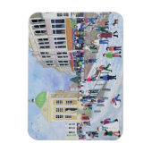 Market Jew Street Penzance Magnet (Vertikal)