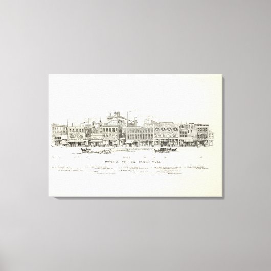 Market North Side Grant Leinwanddruck (Vorderseite)