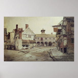 Market Place, Hereford, 1803 Poster
