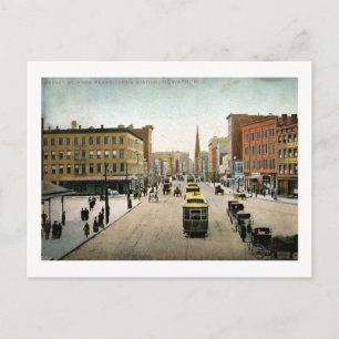 Market St., Newark NJ 1909 Vintag Postkarte