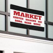 Market-Store-Banner Banner (Äußeres Gebäude)