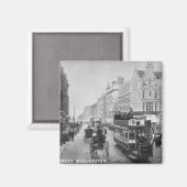 Market Street, Manchester, c.1910 Magnet (Vorderseite/Rückseite)