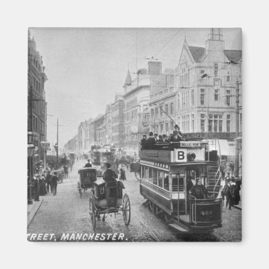 Market Street, Manchester, c.1910 Magnet (Vorne)