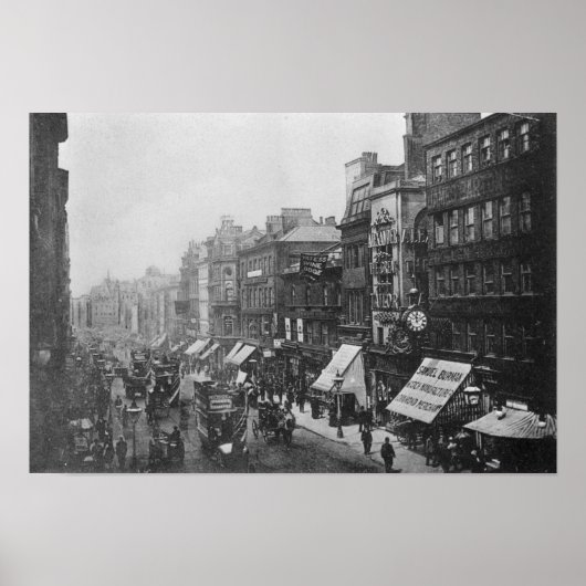 Market Street, Manchester, c.1910 Poster (Vorne)