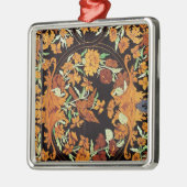 Marketeriekasten, Englisch, c.1670 Silbernes Ornament (Links)