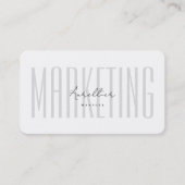 Marketing Beruflich Networking Consultant Visitenkarte (Vorderseite)