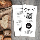 Marketing Broschüre Logo Einfache QR-Code Werbekarte