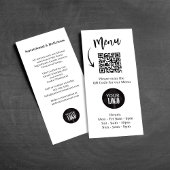 Marketing Broschüre Logo Einfache QR-Code Werbekarte