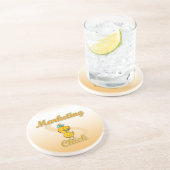 Marketing Chick Getränkeuntersetzer (Seite)