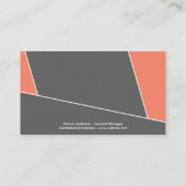 Marketing Consultant | Moderne Farbblöcke Visitenkarte (Rückseite)