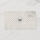 Marketing Consulting | Bar Graph Analytics Dots Visitenkarte (Rückseite)