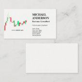 Marketing Consulting | Diagramm Datendiagramm Busi Visitenkarte (Vorne/Hinten)