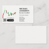 Marketing Consulting | Diagramm | QR-Code Visitenkarte (Vorne/Hinten)