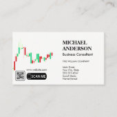 Marketing Consulting | Diagramm | QR-Code Visitenkarte (Vorderseite)