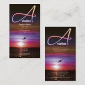 Marketing des Luftfahrtfliegen-Geschäfts Visitenkarte (Vorne/Hinten)