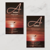 Marketing des Luftfahrtfliegen-Geschäfts Visitenkarte (Vorne/Hinten)