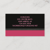 Marketing Director Business Cards Visitenkarte (Rückseite)