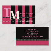 Marketing Director Business Cards Visitenkarte (Vorne/Hinten)
