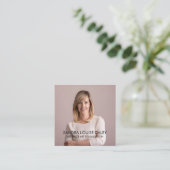 Marketing Director Consultant Manager Beruflich Quadratische Visitenkarte (Stehend Vorderseite)