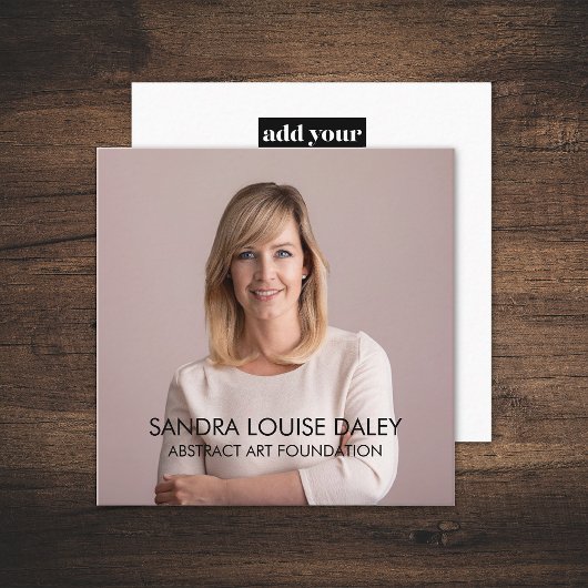 Marketing Director Consultant Manager Beruflich Quadratische Visitenkarte