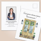 Marketing "Front Door Summer Real Anwesen" Postkarte