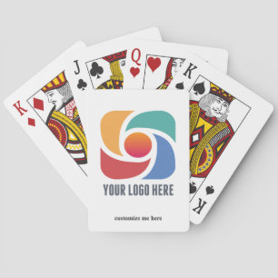 Marketing für benutzerdefinierbare Firmenlogos Spielkarten