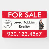 Marketing für benutzerdefinierte Real-Anwesen-Logo Banner (Horizontal)