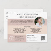 Marketing für berufliche Notare Postkarte (Vorne/Hinten)