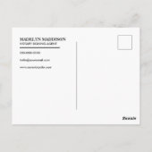 Marketing für berufliche Notare Postkarte (Rückseite)