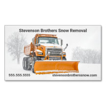 Marketing für das Entfernen von Schnee