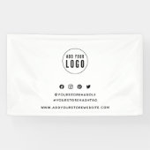 Marketing für das Social-Media-Logo hinzufügen Banner (Horizontal)